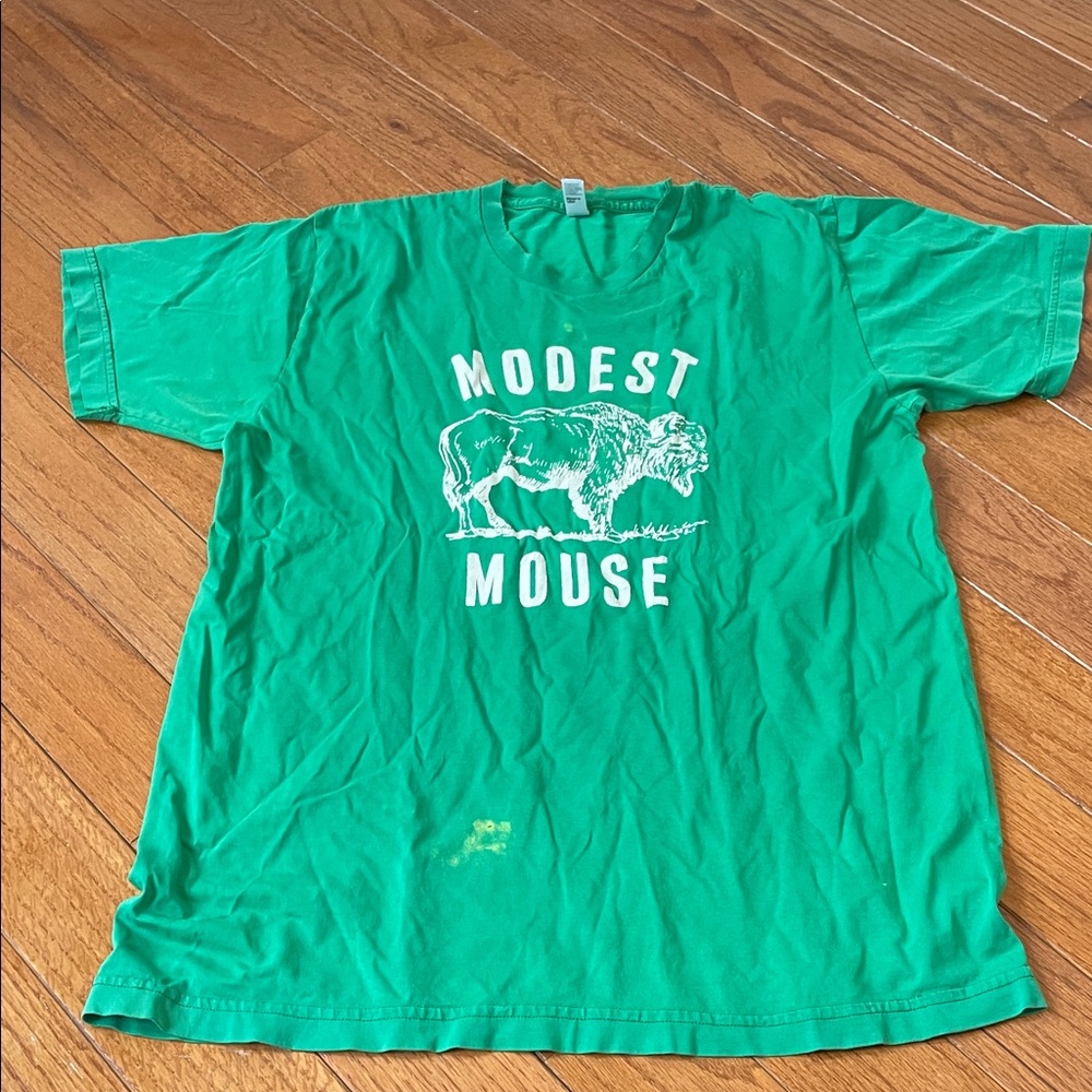 Vintage Green Modest Mouse Buffalo T-Shirt